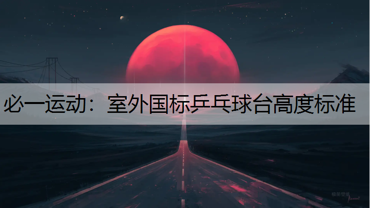 室外国标乒乓球台高度标准